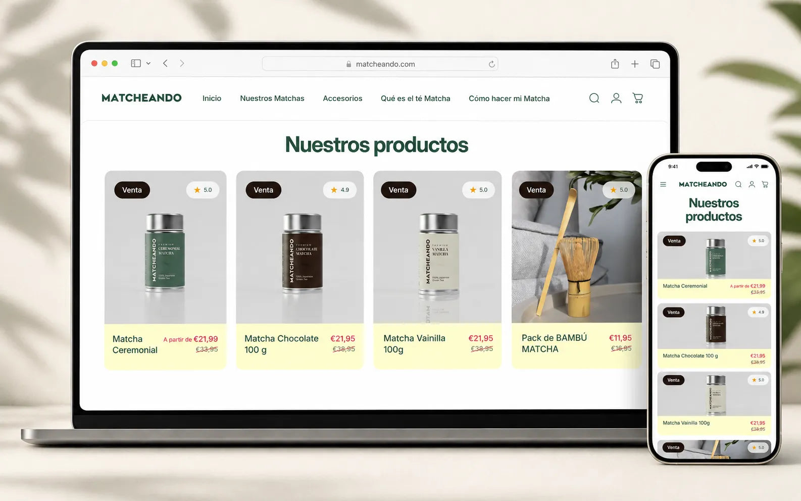 Shopify store project preview